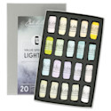 Richeson Soft Handrolled Pastels - Lights 5, Set of 20