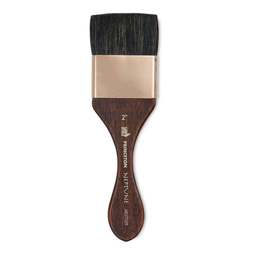 Princeton Neptune Synthetic Squirrel Brush Mottler, Short Handle
