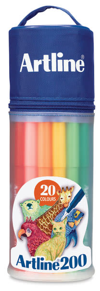 Artline 200 Writing Pen - Front of package of set of 20