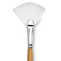 Grumbacher Brush - Fan, Long Handle, Size 6
