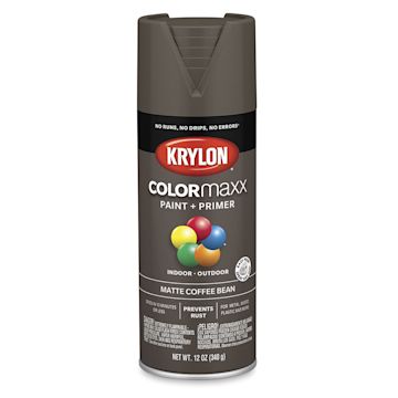 Krylon Colormaxx Spray Paint - Coffee Bean, Matte, 12 oz | BLICK Art ...