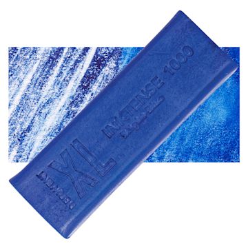 Open in modal - Derwent Inktense XL Block - Bright Blue, swatch and block