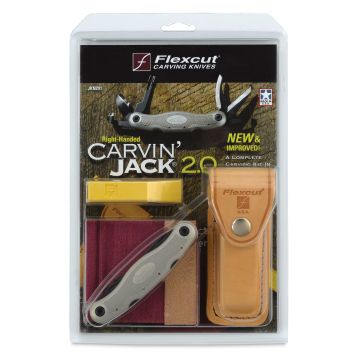 Flexcut Carvin' Jack 2.0 Folding Knife - Right-Handed - front of packaging