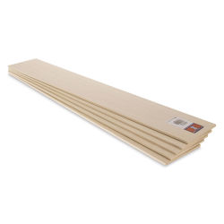 Midwest Products Basswood Sheets - 5 Pieces, 3/16" x 4" x 24" (end view)