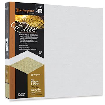 Open in modal - Masterpiece Elite Portrait Smooth Canvas - 14" x 14", Oil Primed