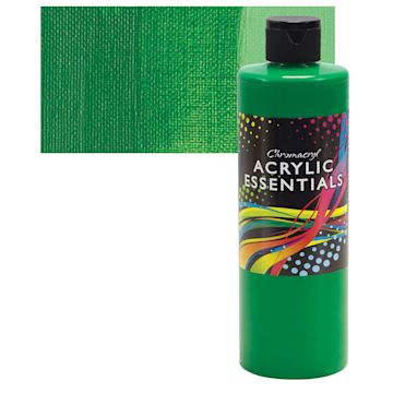 Open in modal - Chromacryl Acrylic Essentials - Green, Pint and swatch