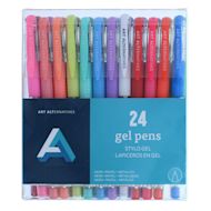 Gel Pen Set 24-Color Neon, Pastel & Metallic Set
