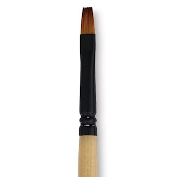 Open in modal - Dynasty Black Gold Brush - Shader, Short Handle, Size 5 close up
