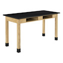 Compartment Lab Table - Epoxy Top, 54" x 24" x 30"