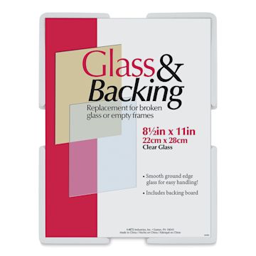 Open in modal - Glass and Backing - 8 1/2" x 11"
