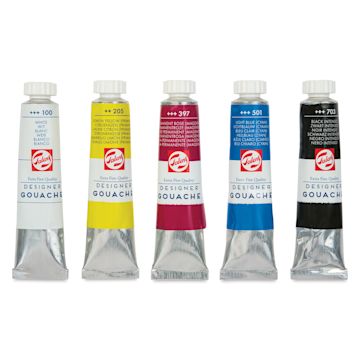 Open in modal - Royal Talens Gouache - Mixing Set of 5, 20 ml tubes