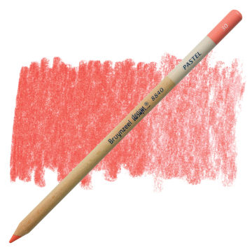 Bruynzeel Design Pastel Pencil - Coral Pink 30 (swatch and pencil)
