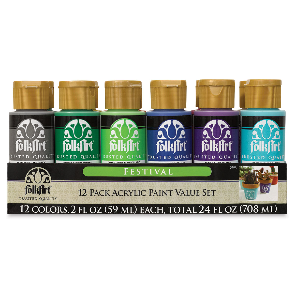 FolkArt Acrylic Paint 2oz-Forest Moss, 1 count - Fry's Food Stores