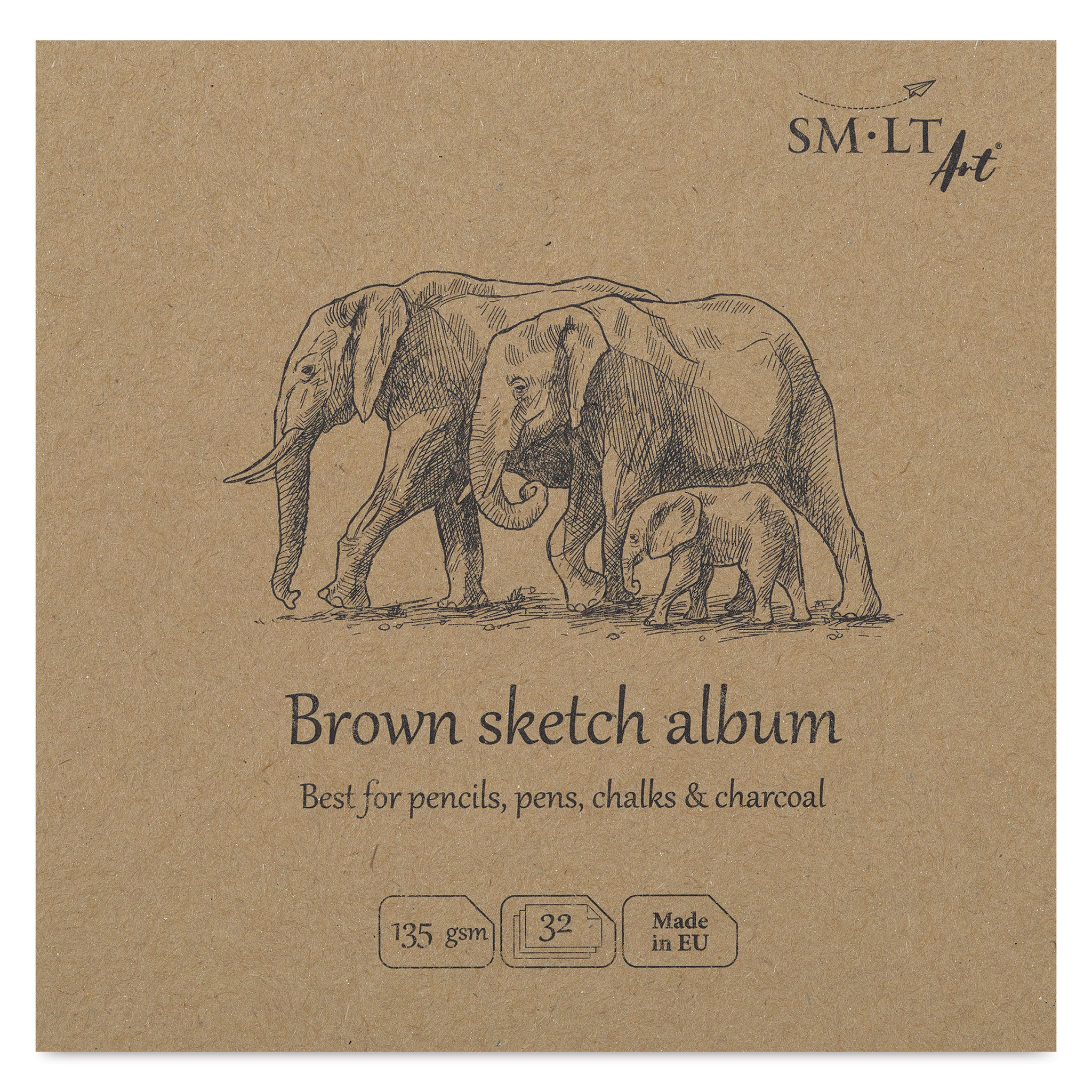 SMLT Art Natural Brown Wirebound Sketch Pads