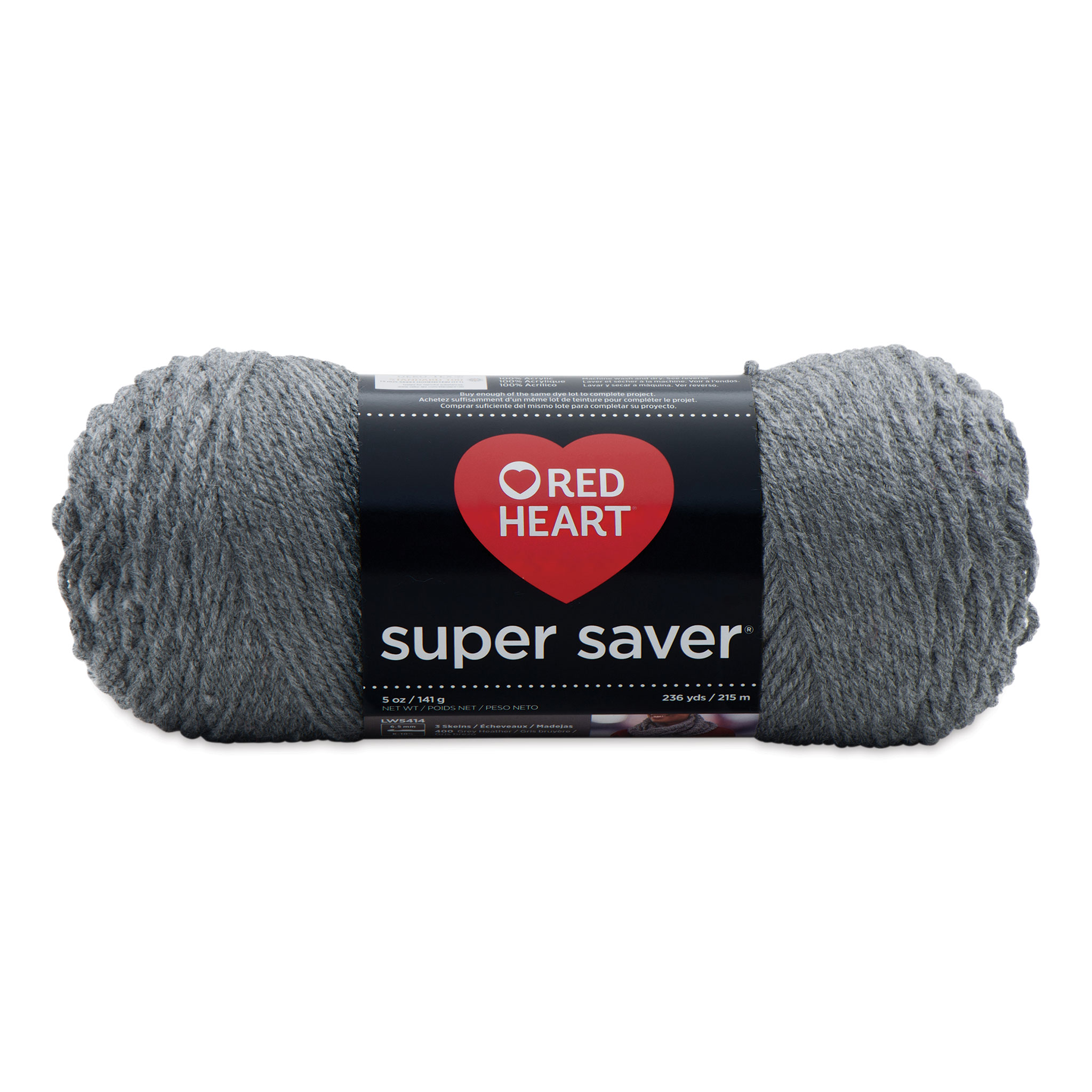 Red Heart Super Saver Yarn-Dusty Gray, 1 count - City Market