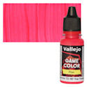 Vallejo Game Color Acrylic Paint - Fluorescent Red, 18 ml