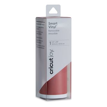 Open in modal - Cricut Joy Removable Smart Vinyl - Cardinal Red, 5-1/2" x 48", Roll (In packaging)