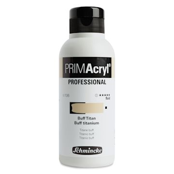 Open in modal - Schmincke Primacryl Professional Fluid Acrylic - Buff Titanium, 250 ml bottle