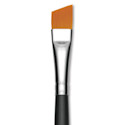 Dynasty Finest Golden Synthetic Brush - Angular, 1/2"