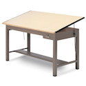 Mayline Ranger Medium Steel Four-Post Drawing Table - x 37-1/2