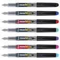 Pilot Precise Varsity Disposable Fountain Pens - Assorted, Set of 7
