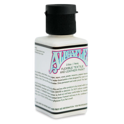 Alpha6 AlphaFlex Textile and Leather Paint - Alpha White, 74 ml, Bottle