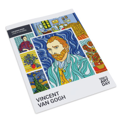 Today Is Art Day Art History Coloring Book - Vincent van Gogh (front cover)