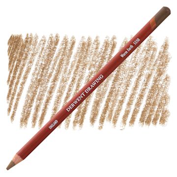 Open in modal - Derwent Drawing Pencil - Warm Earth pencil and swatch