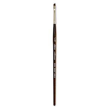 Open in modal - Silver Brush Monza Synthetic Mongoose Artist Brush - Short Angle, Short Handle, Size 1/8"