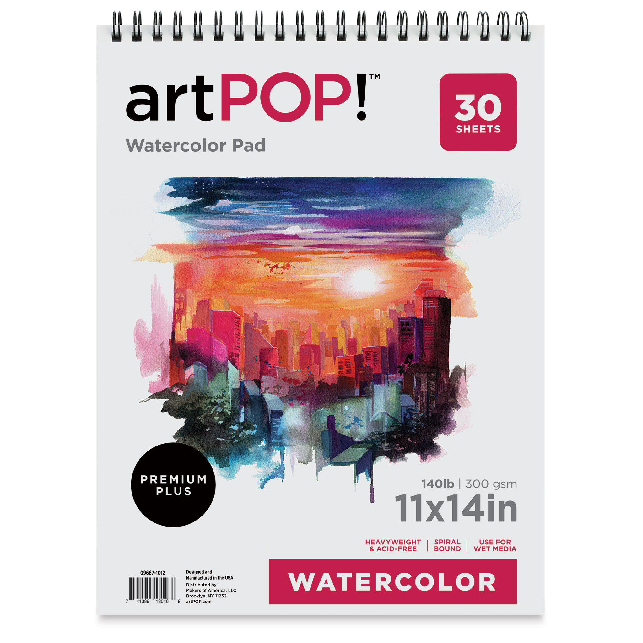 artPOP! Watercolor Spiral Bound Pad - 11