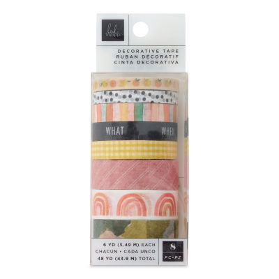 American Crafts Washi Tape - Storyline Chapters, Pkg of 8, front of the packaging