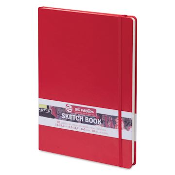 Open in modal - Talens Art Creations Sketchbook - Red, 11.7" x 8.3", front cover
