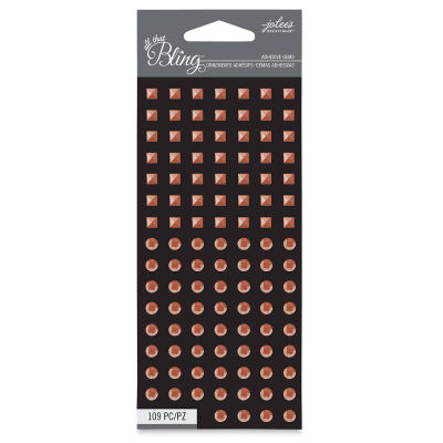 Jolee's Boutique All That Bling Mini Adhesive Studs - Rose Gold