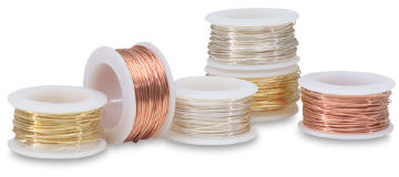 Colored Copper Wire - Components of Gold, Silver and Copper 6 pc set
