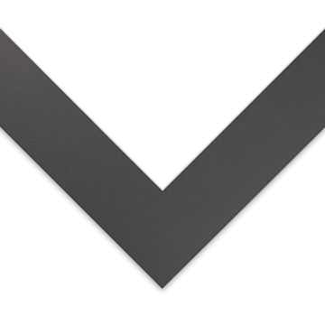 Open in modal - Blick Pre-Cut Mat - Cinder, 18" x 24" (11-3/4" x 17-3/4" Opening)