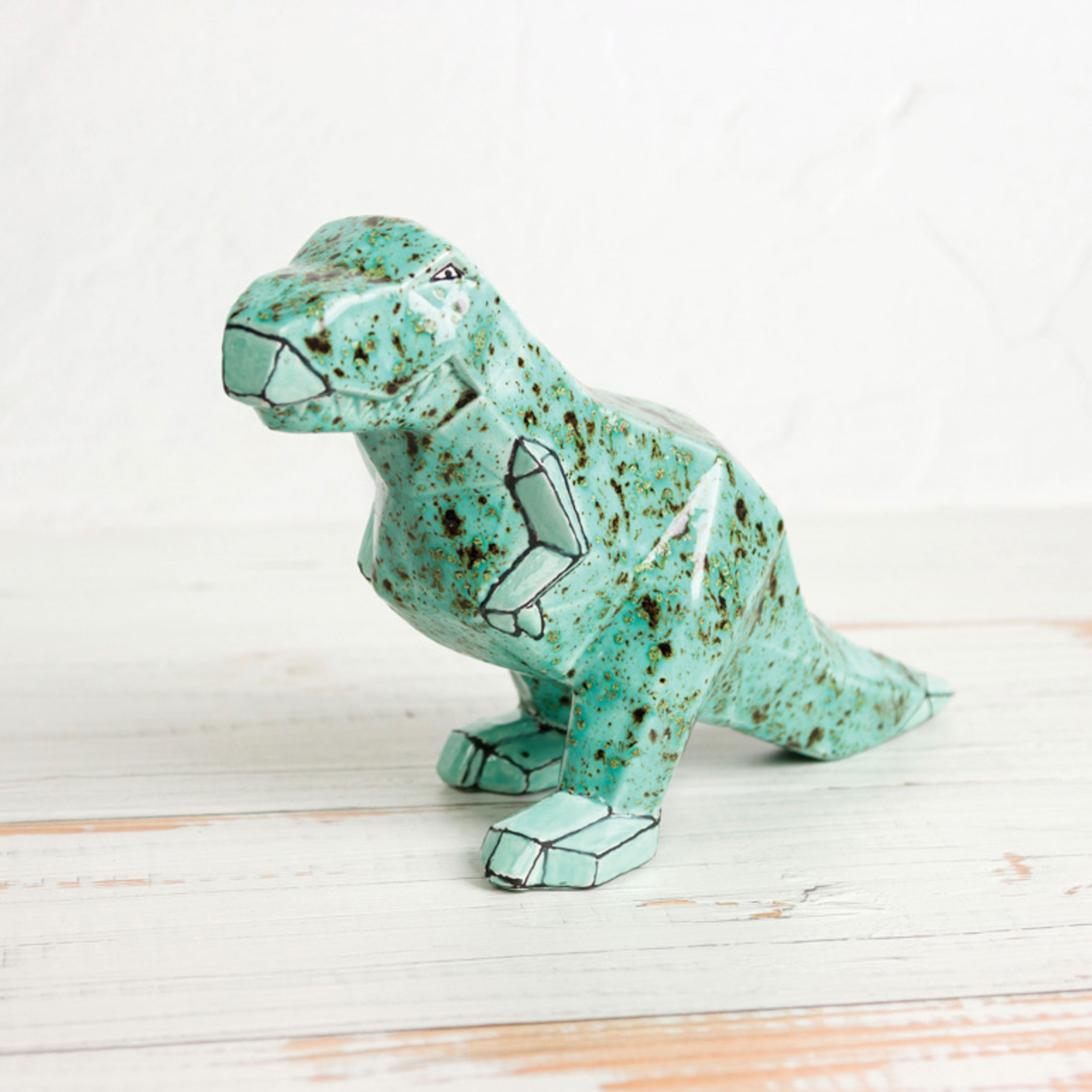 Mayco Jungle Gems Crystal Glaze - Blue Guppy, Pint | Utrecht Art 