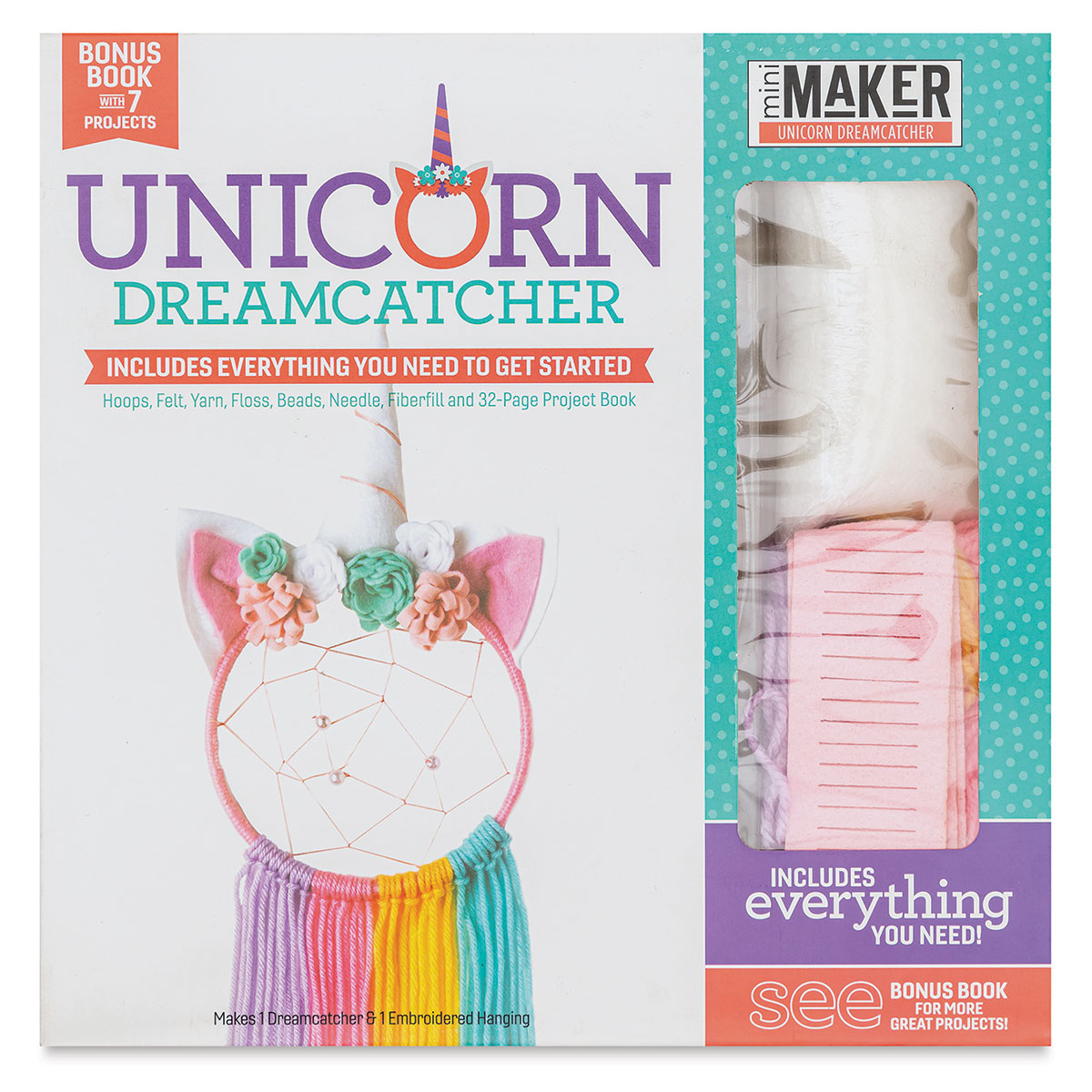 Leisure Arts Kit Mini Maker Dreamcatcher Unicorn