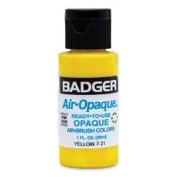 Badger Air-Opaque Airbrush Color - 1 oz, Yellow