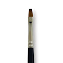 Dynasty Pure Red Sable Brush - Flat, Refill Brush, Size 4