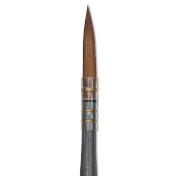 Open in modal - Da Vinci Colineo Synthetic Kolinsky Sable Brush - Round Quill, Size 2, Short Handle, close-up
