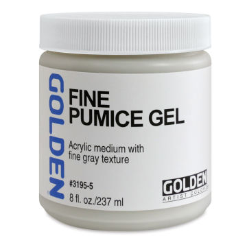 Golden Pumice Gel Medium - Fine, 8 oz jar