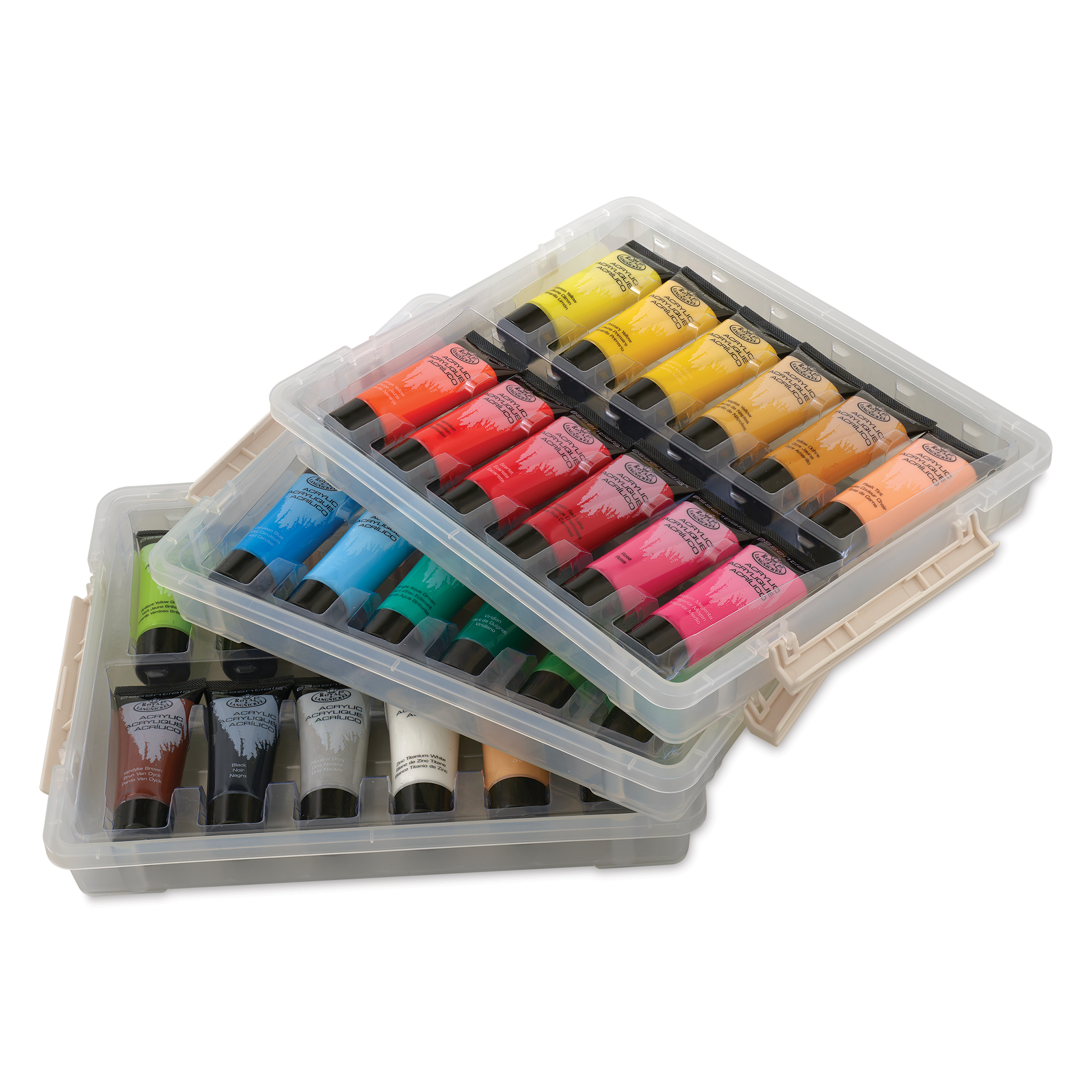 Royal & Langnickel Acrylfarbe 120 Ml – 3er Pack Smaragdgrün, Intensiv Leuchtend, Für Künstler & Hobby-Maler