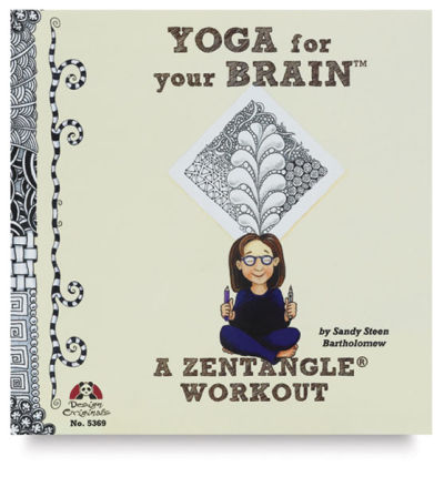 Yoga for Your Brain: A Zentangle Workout - Front cover of Book