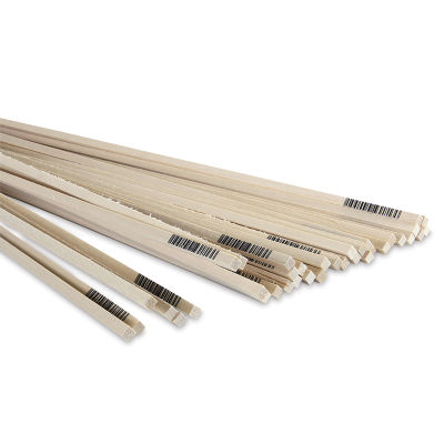 Midwest Products Basswood Strips - 36 Pieces, 3/16" x 3/16" x 24"