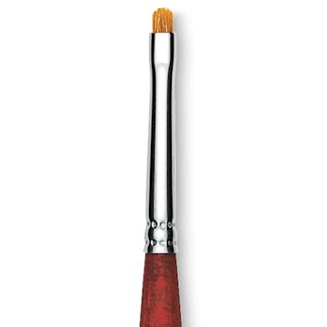 Open in modal - Princeton Velvetouch Series 3950 Synthetic Brush - Blender, Mini, Size 1/8" close up