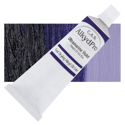 CAS AlkydPro Fast-Drying Alkyd Oil Color - Ultramarine Violet, 70 ml tube