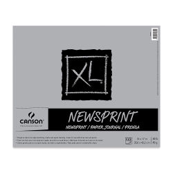 Canson XL Newsprint Pad - 14" x 17", 100 Sheets