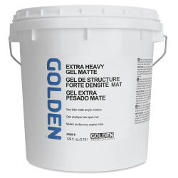 Golden Extra Heavy Acrylic Gel Medium - Matte, 128 oz tub