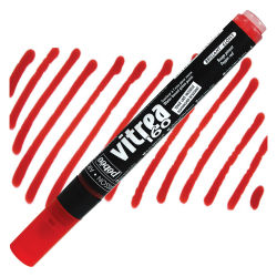 Pebeo Vitrea 160 Paint Markers - Pepper Red, Glossy