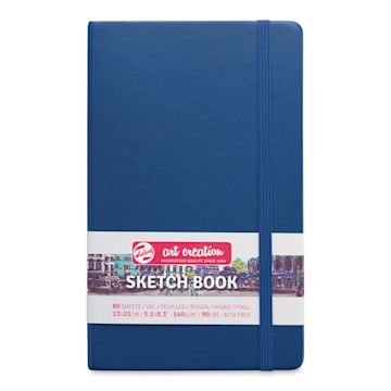 Open in modal - Talens Art Creations Sketchbook - Navy Blue, 8.3" x 5.1"